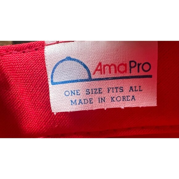 Vintage Pepsi Cola Corduroy Adjustable Trucker Hat Rare Red Rope Adult New - Picture 7 of 8